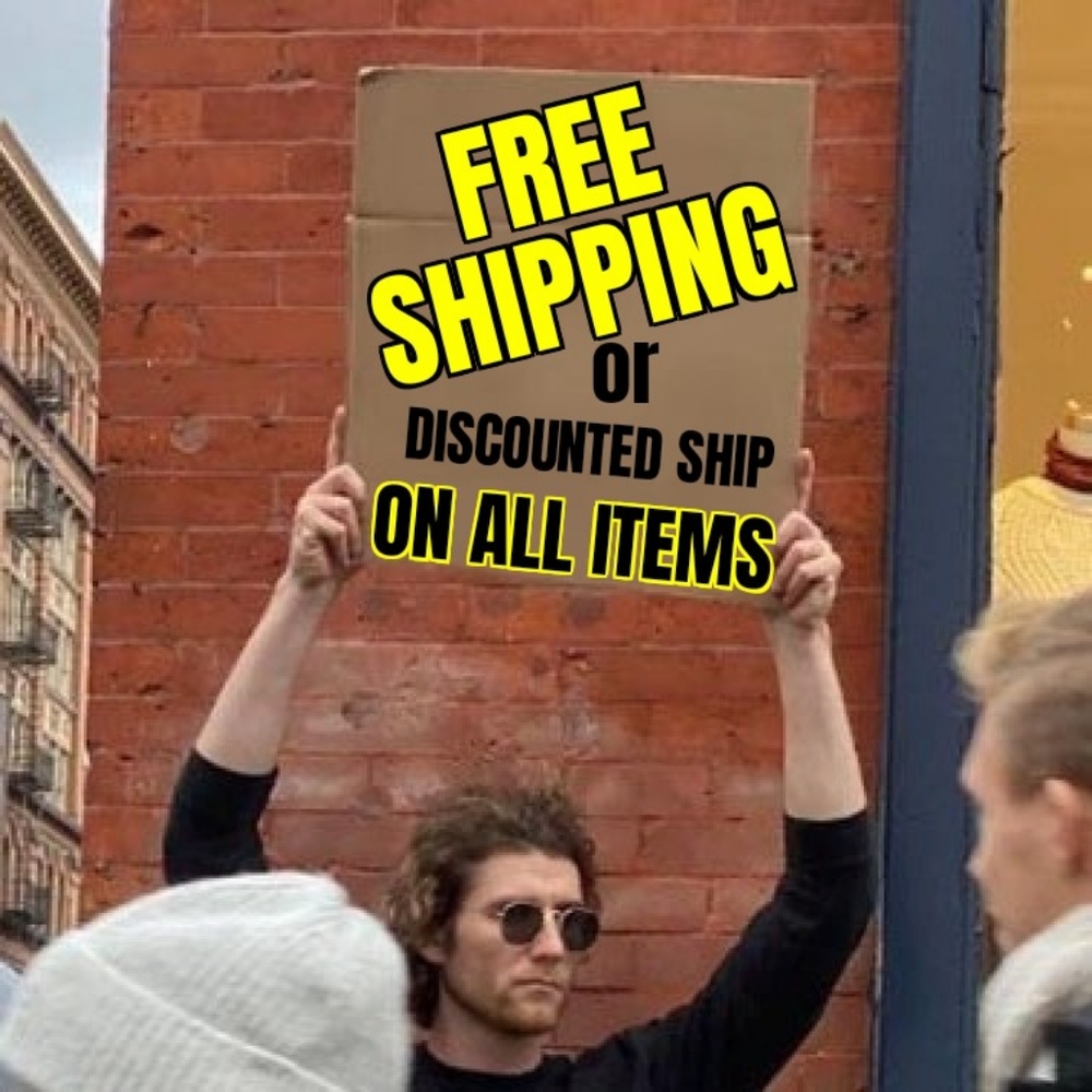 FREE or Discount Ship on ALL Items